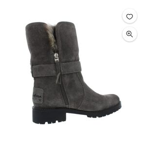 Sam Edelman Jeanie faux fur‎ suede boots